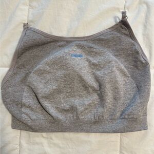 Gymshark Heather Gray Seamless Sports Bralette